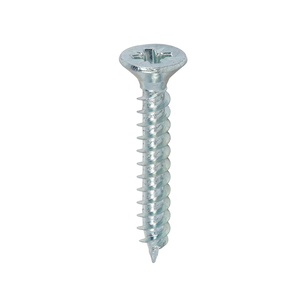 TIMCO Twin-Threaded Woodscrews - PZ -Zinc 7g x 1