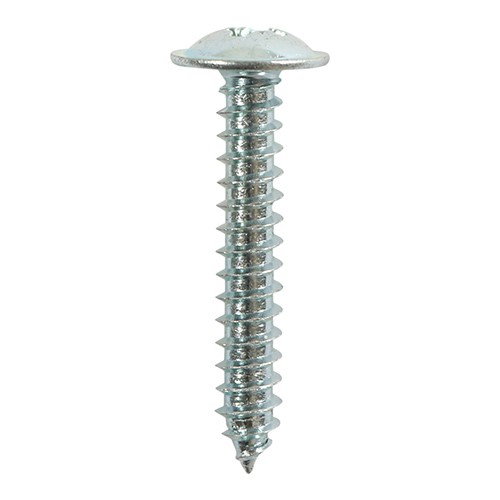 TIMCO Self-Tapping Screws - PZ - Flange Head - Zinc 8g x 1