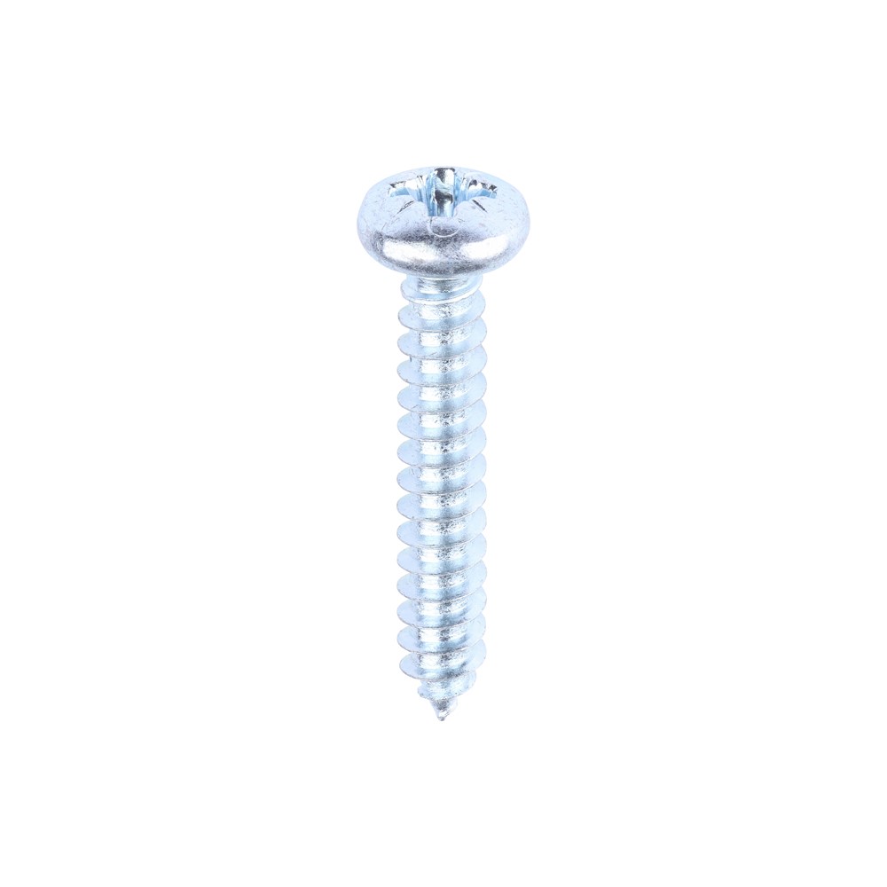 TIMCO Self-Tapping Screws - PZ - Pan - Zinc 8g x 1