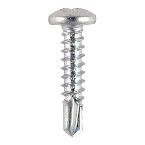 TIMCO Metal Construction Sheet & Stud Screws - PH - Pan - Self-Drilling - Zinc 8 x 1mm (1000 Pack)