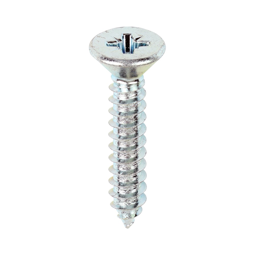 TIMCO Self-Tapping Screws - PZ - Countersunk - Zinc 10g x 1