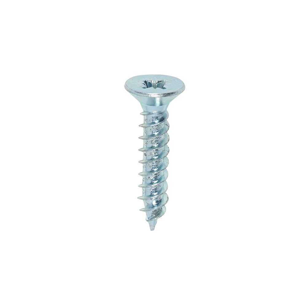 TIMCO Twin-Threaded Woodscrews - PZ -Zinc 10g x 1