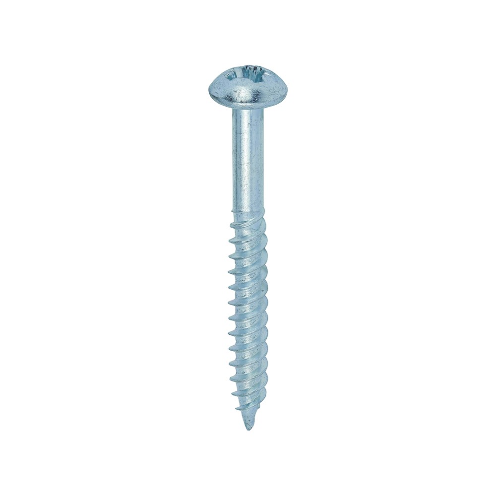 TIMCO Twin-Threaded Woodscrews - PZ - Round - Zinc 10g x 2