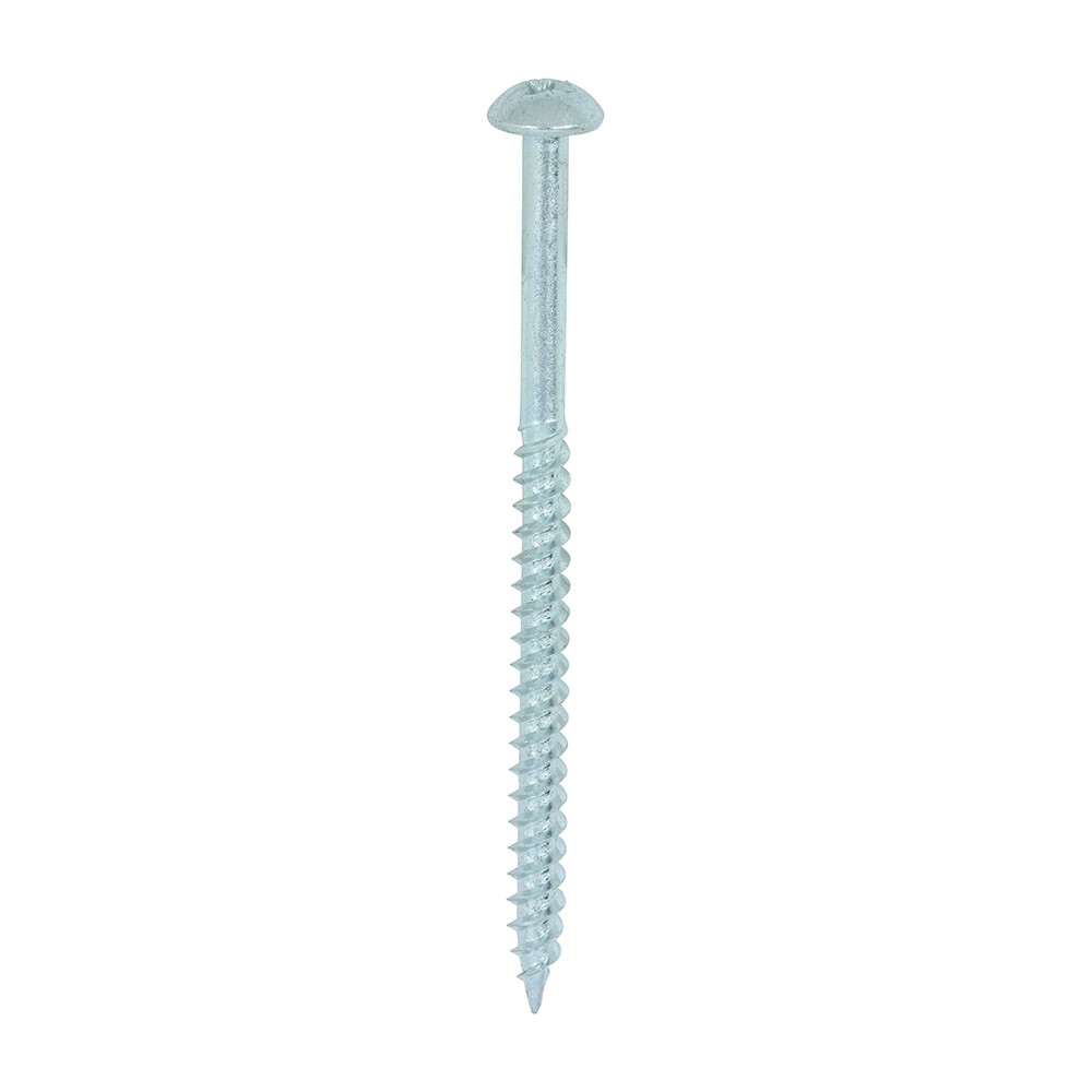 TIMCO Twin-Threaded Woodscrews - PZ - Round - Zinc 10g x 3