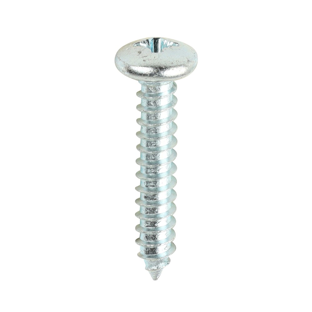 TIMCO Metal Tapping Screws - PZ - Pan - Self-Tapping - Zinc 12g x 1