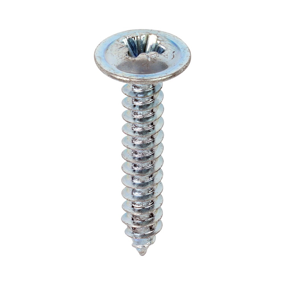 TIMCO Metal Tapping Screws - PZ - Flange - Self-Tapping - Zinc 6g x 3/4