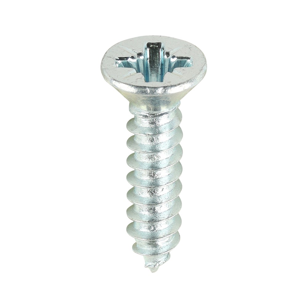 TIMCO Metal Tapping Screws - PZ - Countersunk - Self-Tapping - Zinc 6g x 5/8