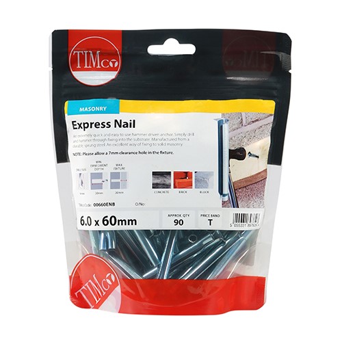 TIMCO Express Nails - Zinc 6.0 x 60mm (90)