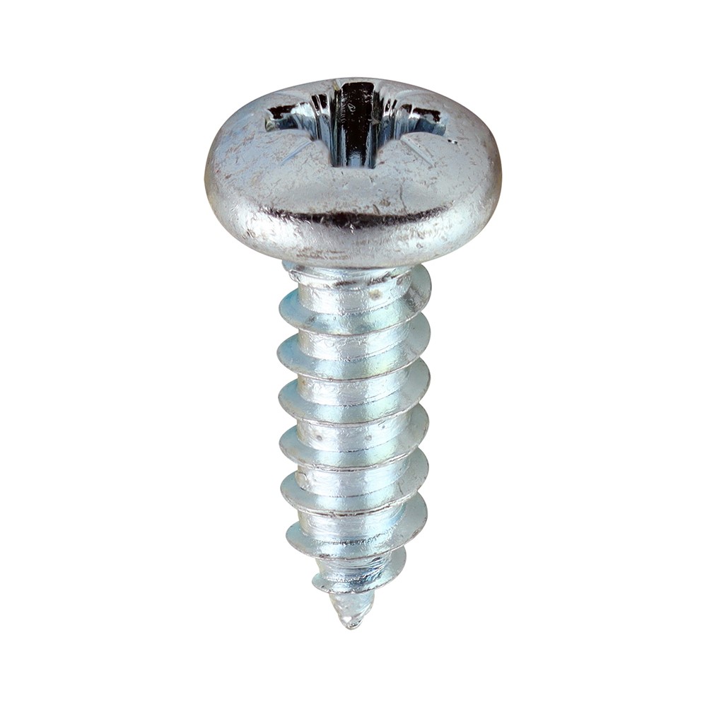 TIMCO Self-Tapping Screws - PZ - Pan - Zinc 8g x 1/2