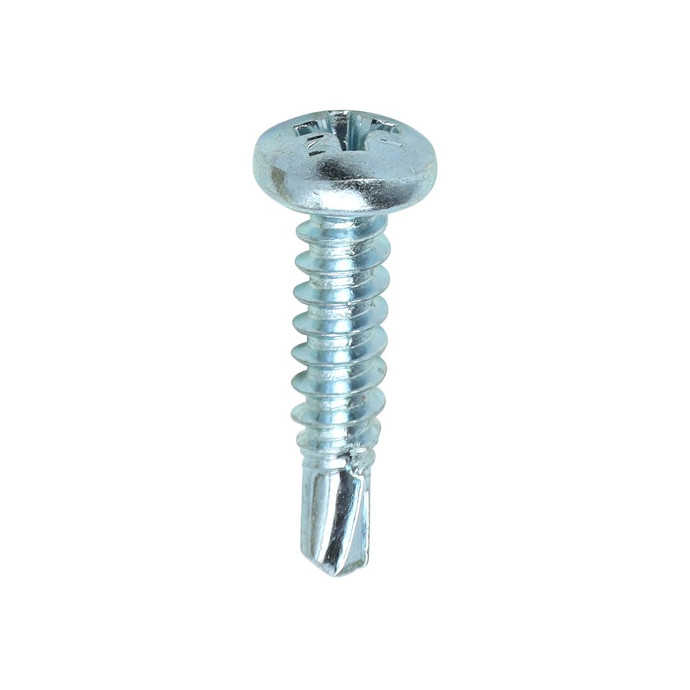 TIMCO Metal Construction Sheet & Stud Screws - PH - Pan - Self-Drilling - Zinc 8 x 3/4mm (1000 Pack)