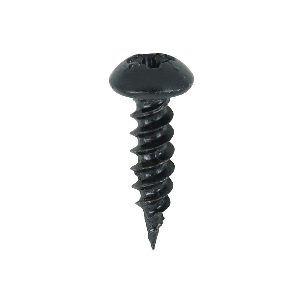 TIMCO Blackjax Woodscrews - PZ - Round - Black Organic 8g x 5/8