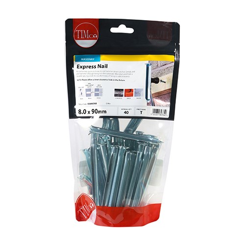 TIMCO Express Nails - Zinc 8.0 x 90mm (45)