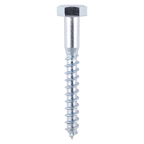 TIMCO Coach Screws - Hex - Zinc 6.0 x 70mm (100)