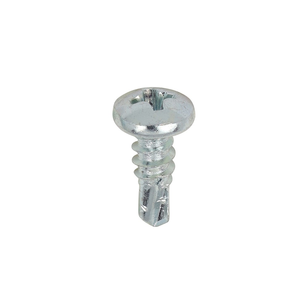 TIMCO Metal Construction Sheet & Stud Screws - PH - Pan - Self-Drilling - Zinc 7 x 7/16mm (1000 Pack)