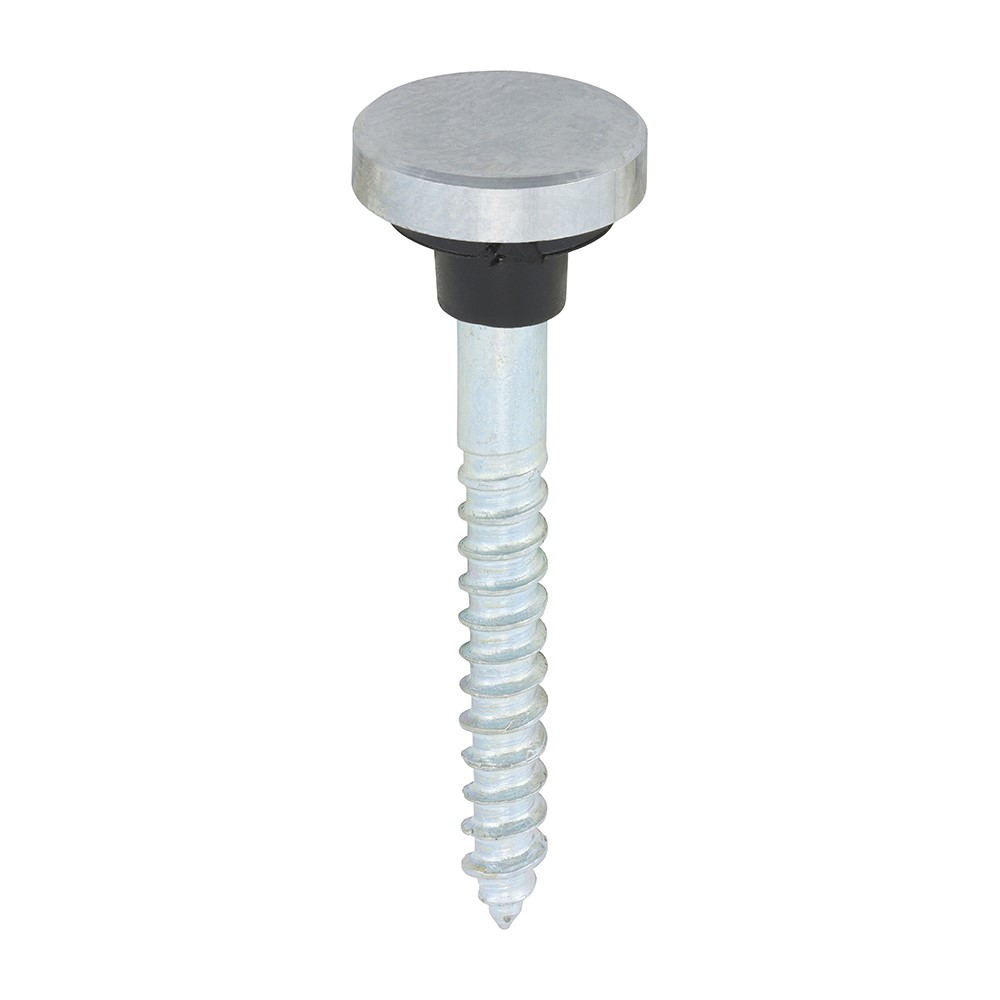 TIMCO Mirror Screws - Zinc - Chrome Flat 8g x 1 1/2