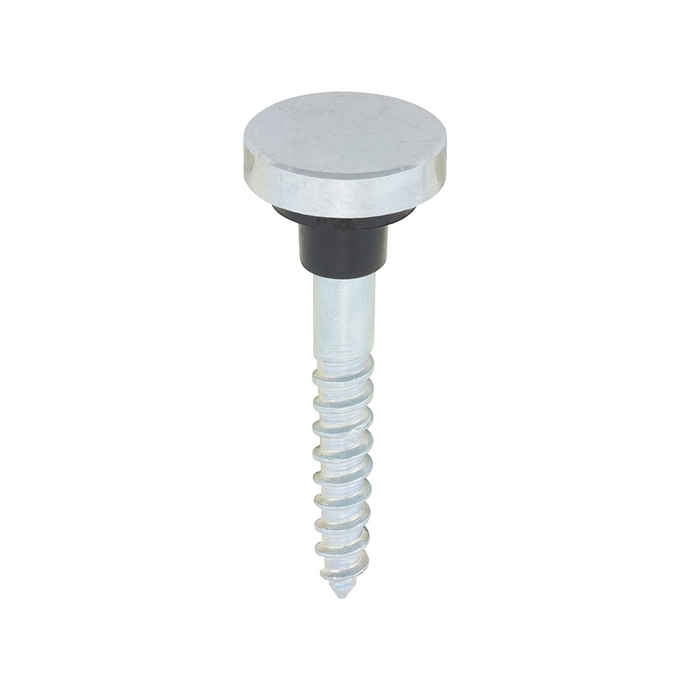 TIMCO Mirror Screws - Zinc - Chrome Flat 8g x 1 1/4