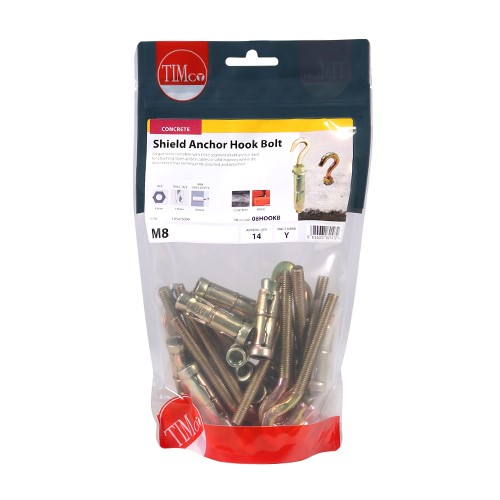 TIMCO Forged Hooks with Shield Anchors M8 (14)
