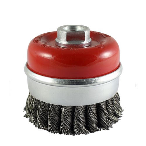 TIMCO Angle Grinder Cup Brush - Twisted Knot Steel Wire 100mm