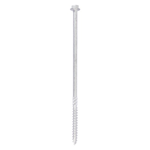 TIMCO Heavy Duty Timber Screws - Hex - Exterior - Silver 10 x 160mm (10 Bag)