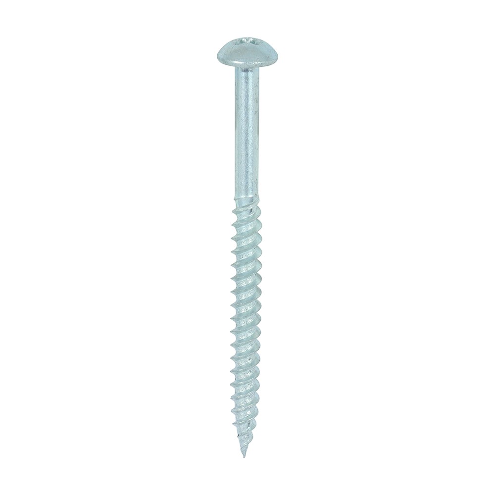 TIMCO Twin-Threaded Woodscrews - PZ - Round - Zinc 10g x 2 1/2