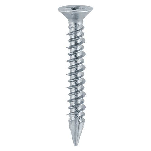 TIMCO Window Fabrication Screws - Countersunk - PH - High-Low Thread - Slash Point - Zinc 4.3 x 25mm (1000 Pack)