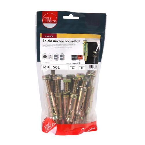 TIMCO Shield Anchor Loose Bolts M10:50L (M10 x 110mm) (14)