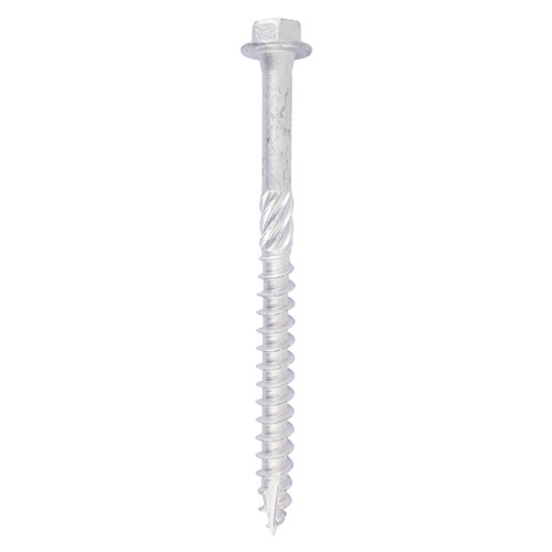 TIMCO Heavy Duty Timber Screws - Hex - Exterior - Silver 10 x 60mm (10 Bag)