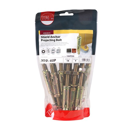 TIMCO Shield Anchor Projecting Bolts M10:60P (M10 x 130mm) (14)