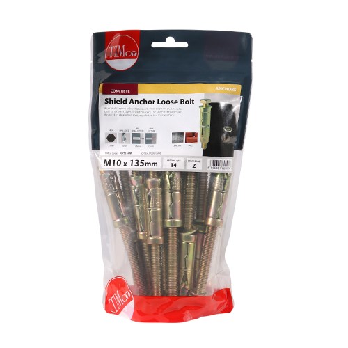 TIMCO Shield Anchor Loose Bolts M10:75L (M10 x 135mm) (14)