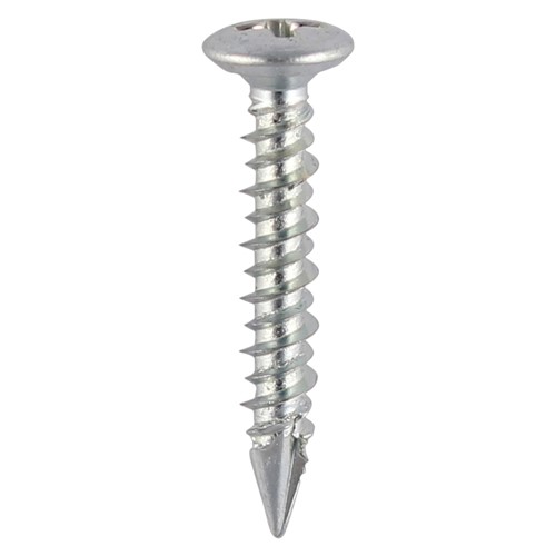 TIMCO Window Fabrication Screws - Pan Countersunk - PH - High-Low Thread - Slash Point - Zinc 4.3 x 20mm (1000 Pack)