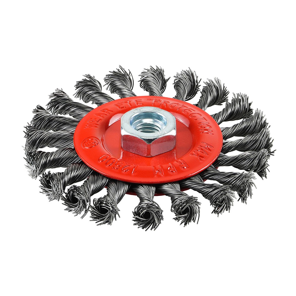 TIMCO Angle Grinder Wheel Brush - Twisted Knot Steel Wire 115mm