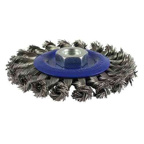 TIMCO Angle Grinder Wheel Brush - Twisted Knot Stainless Steel 115mm