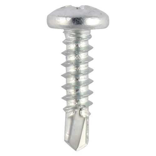 TIMCO Window Fabrication Screws - Pan - PH - Self-Tapping Thread - Self-Drilling Point - Zinc 4.2 x 19mm (1000 Pack)