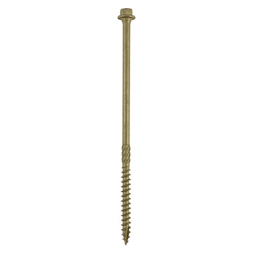 TIMCO Timber Frame Construction & Landscaping Screws - Hex - Exterior - Green Organic 6.7 x 150mm (50 Pack)