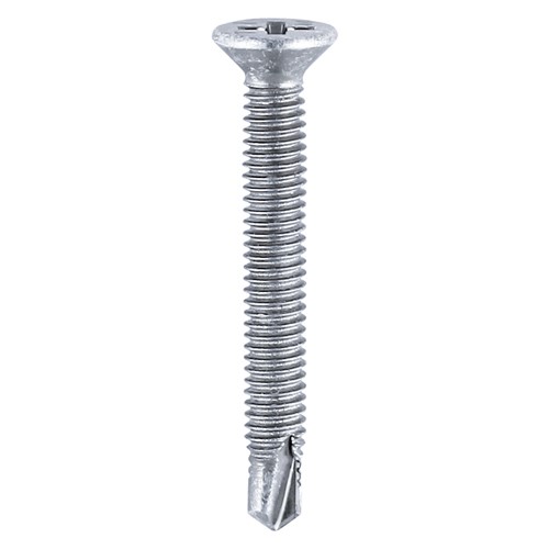 TIMCO Window Fabrication Screws - Countersunk - PH - Metric Thread - Self-Drilling Point - Zinc M4 x 32mm (1000 Pack)