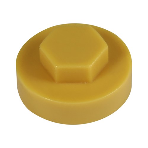 TIMCO Hex Head Cover Caps - Bamboo 16mm (1000 Pack)