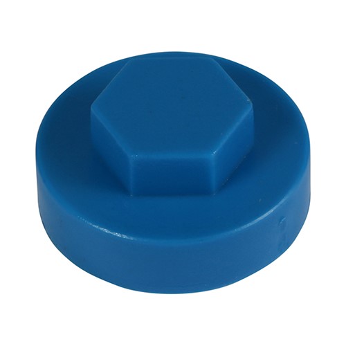 TIMCO Hex Head Cover Caps - Solent Blue 16mm (1000 Pack)