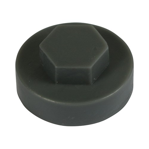 TIMCO Hex Head Cover Caps - Slate Grey 16mm (1000 Pack)