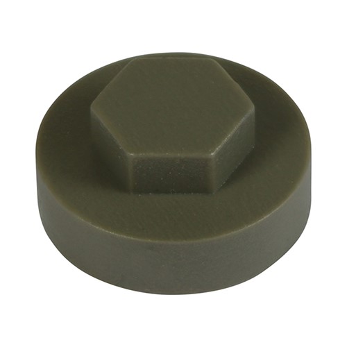 TIMCO Hex Head Cover Caps - Quartz 16mm (1000 Pack)