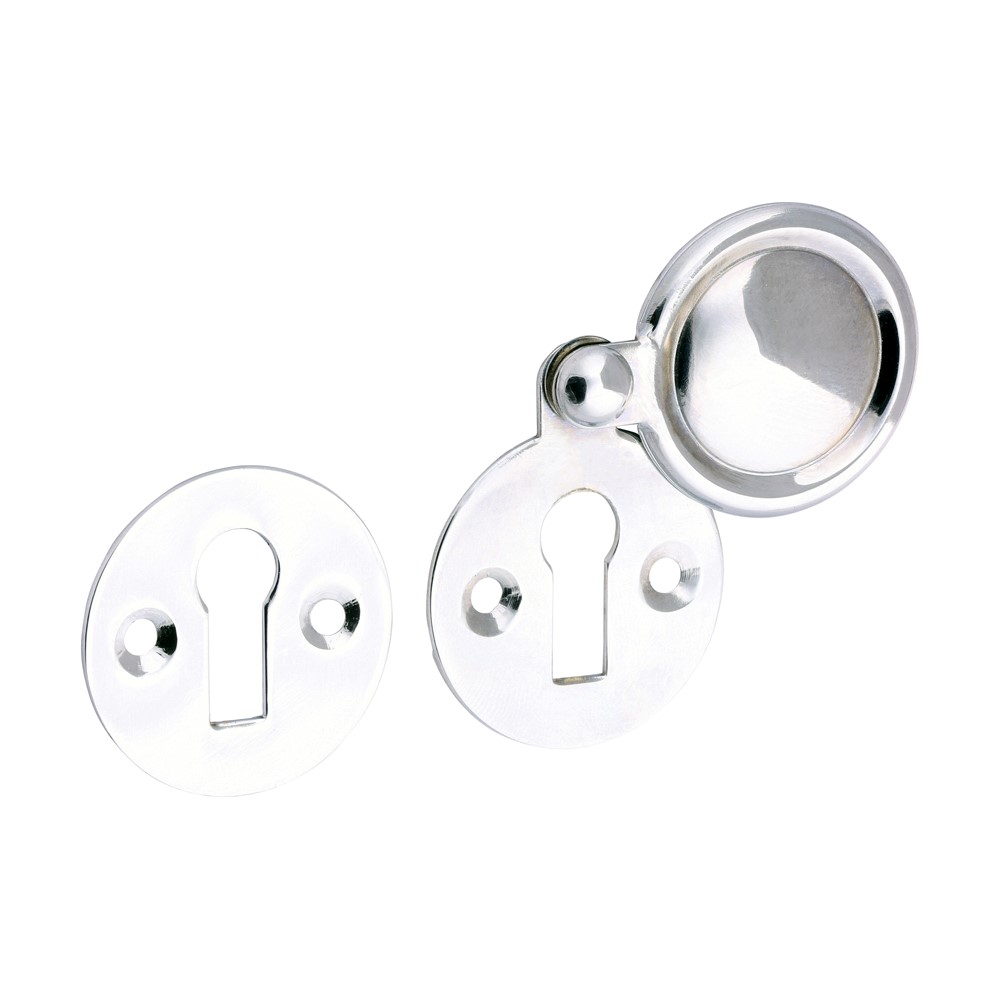 TIMCO Traditional Escutcheon Pair Polished Chrome 32mm (1)