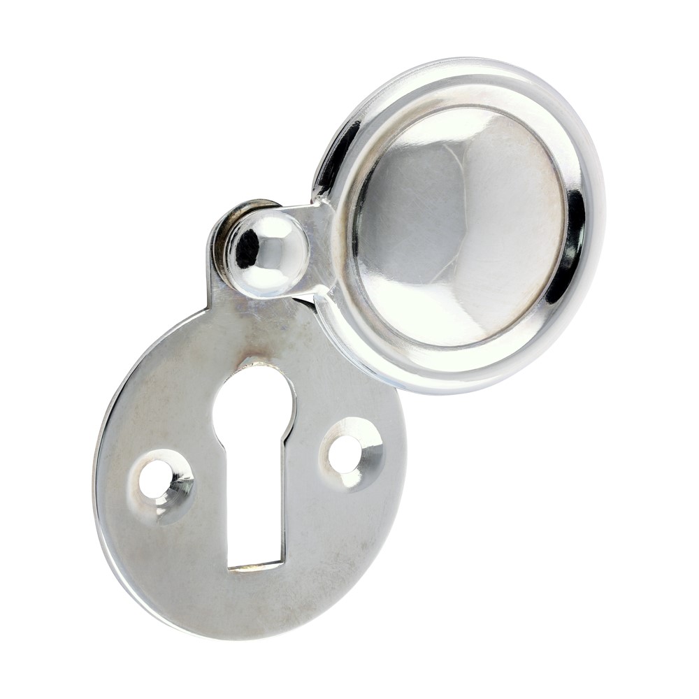 TIMCO Traditional Escutcheon Pair Polished Chrome 32mm (1)