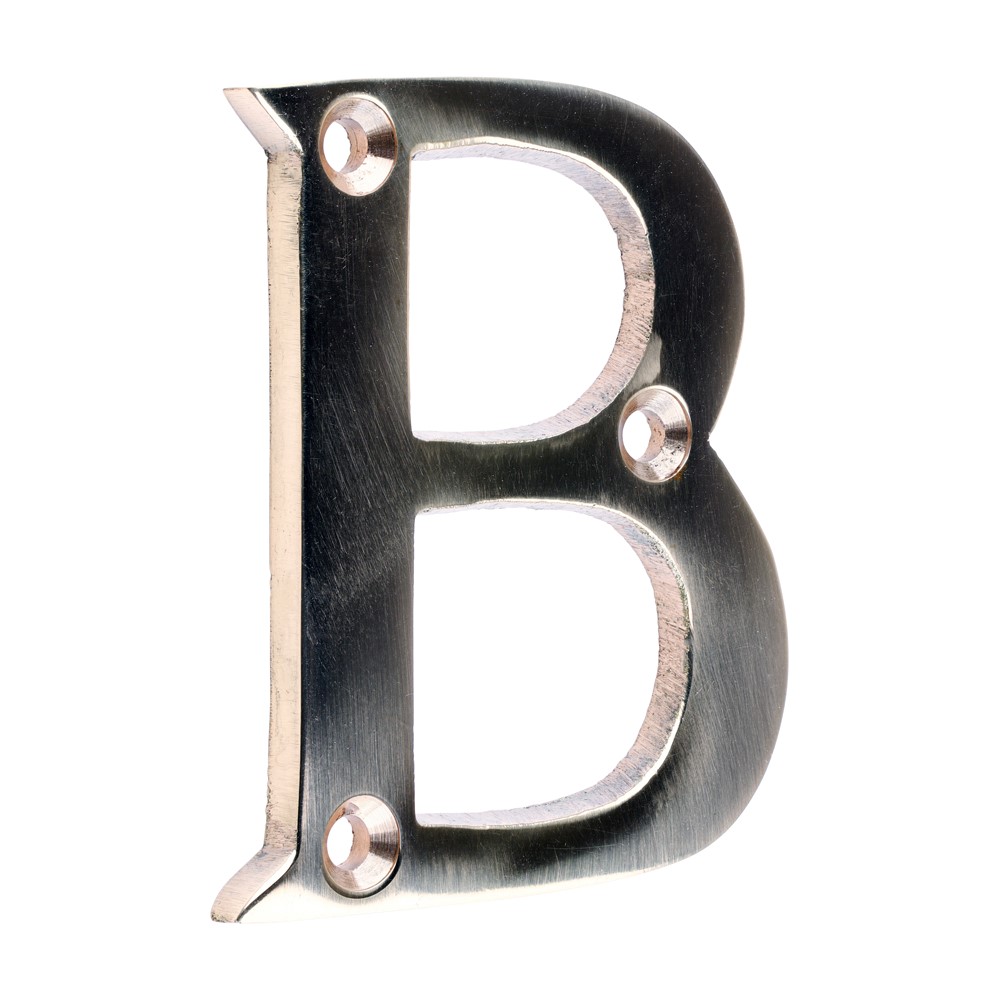 TIMCO Door Letter B Polished Brass 64mm