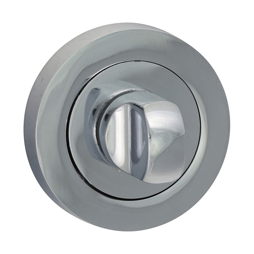 TIMCO Bathroom Thumb Turn And Release - Polished Chrome 51mm