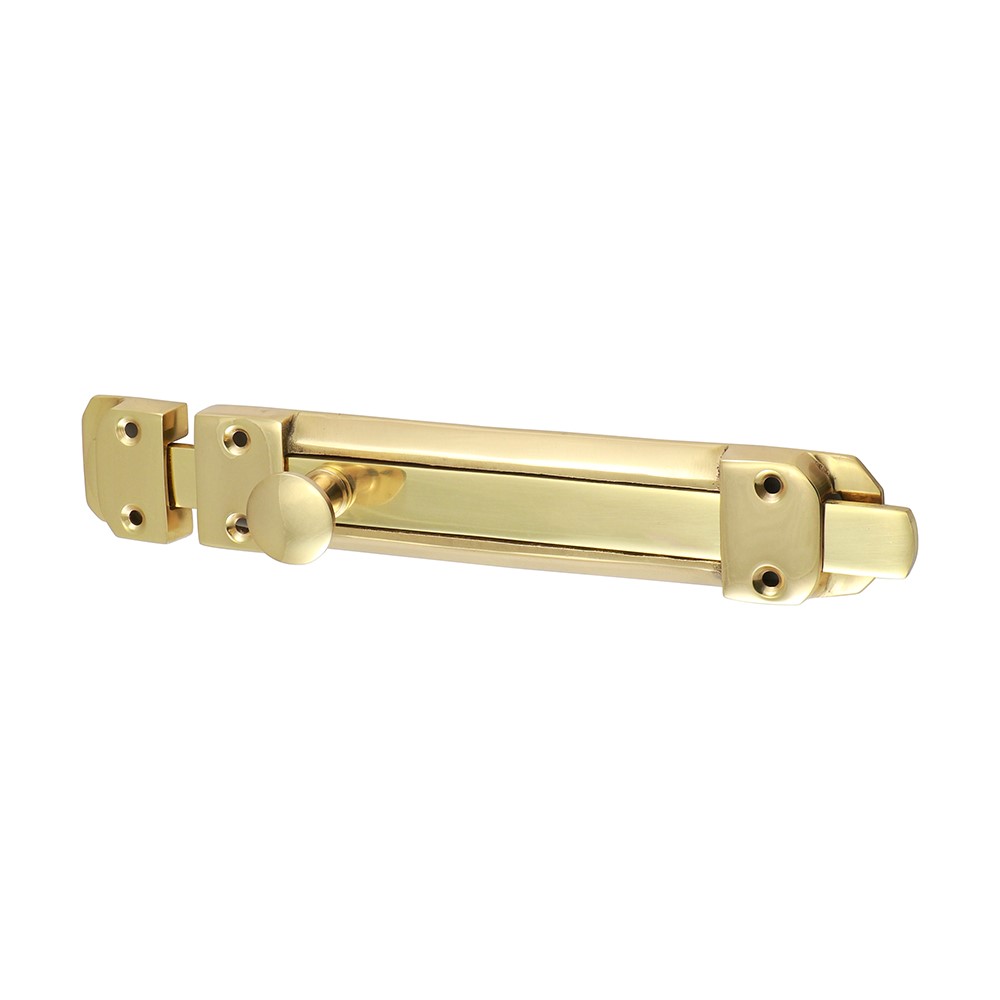 TIMCO Contract Flat Section Bolt - Polished Brass 210 x 35mm