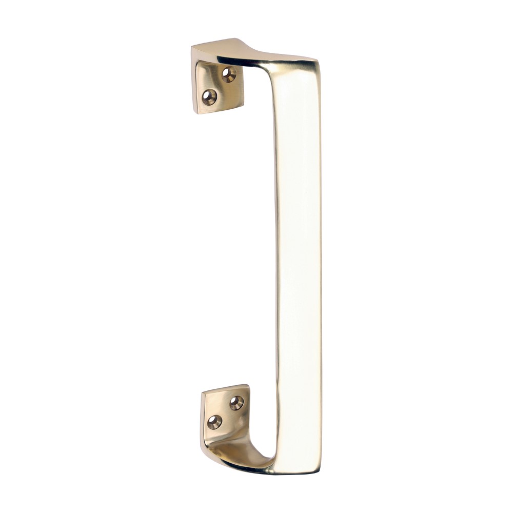 TIMCO Oval Grip Pull Handle Polished Brass 228mm (1)