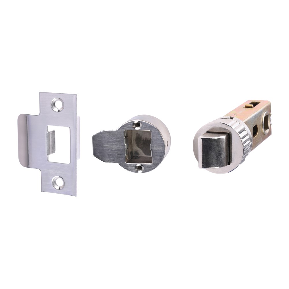 TIMCO QuickFit Round Latch Nickel 76mm Case / 57mm Backset (1)