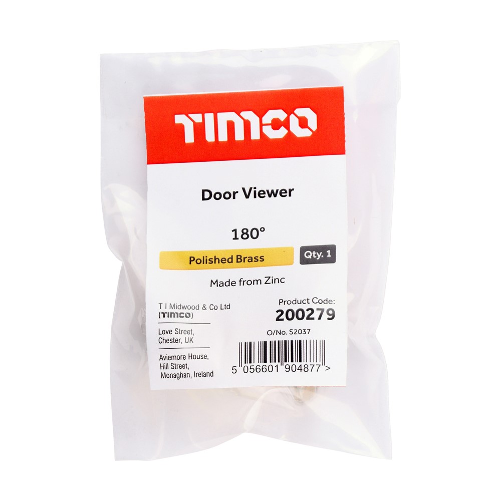 TIMCO Door Viewer Electro Brass 180 Degree (1)