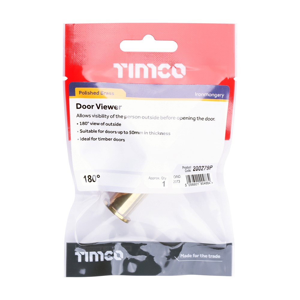 TIMCO Door Viewer Electro Brass 180 Degree (1)
