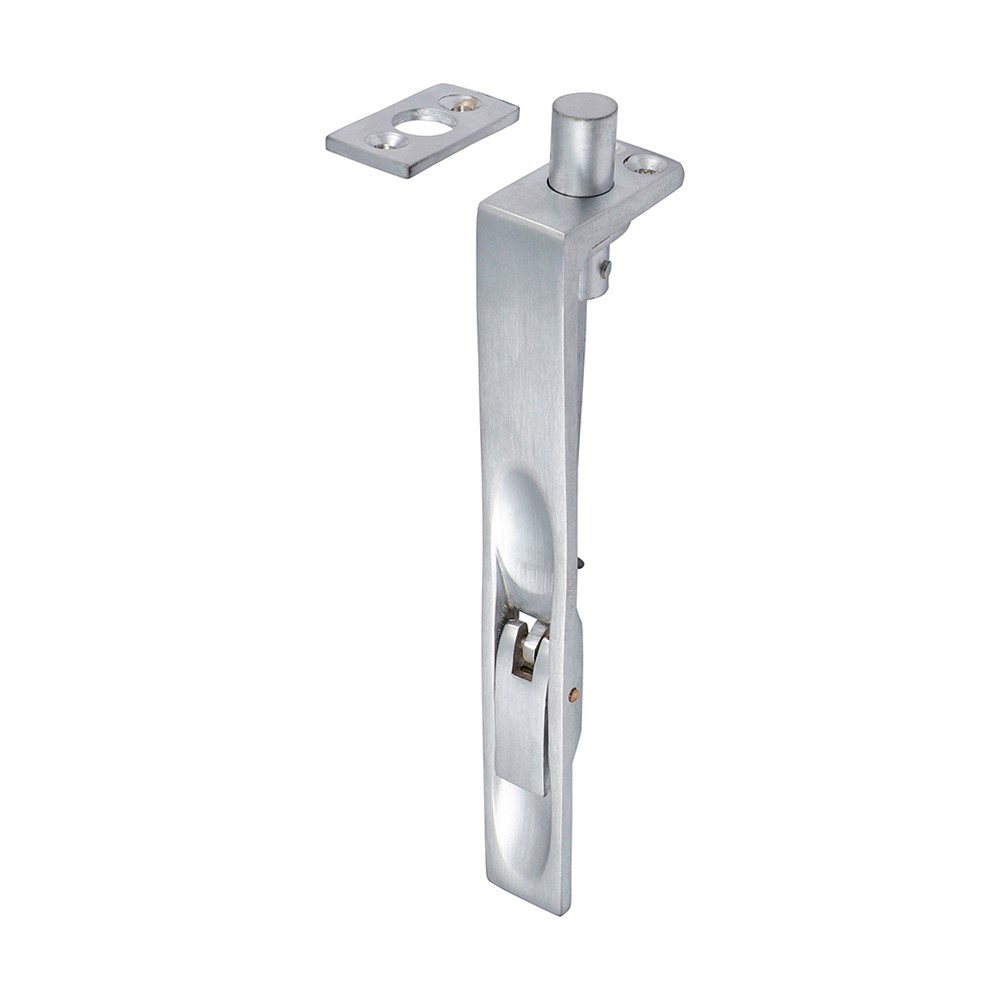 TIMCO Lever Action Flush Bolt - Satin Chrome 150 x 19mm
