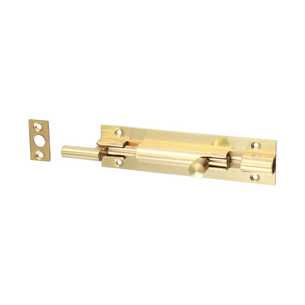 TIMCO Necked Barrel Bolt - Polished Brass 100 x 25mm
